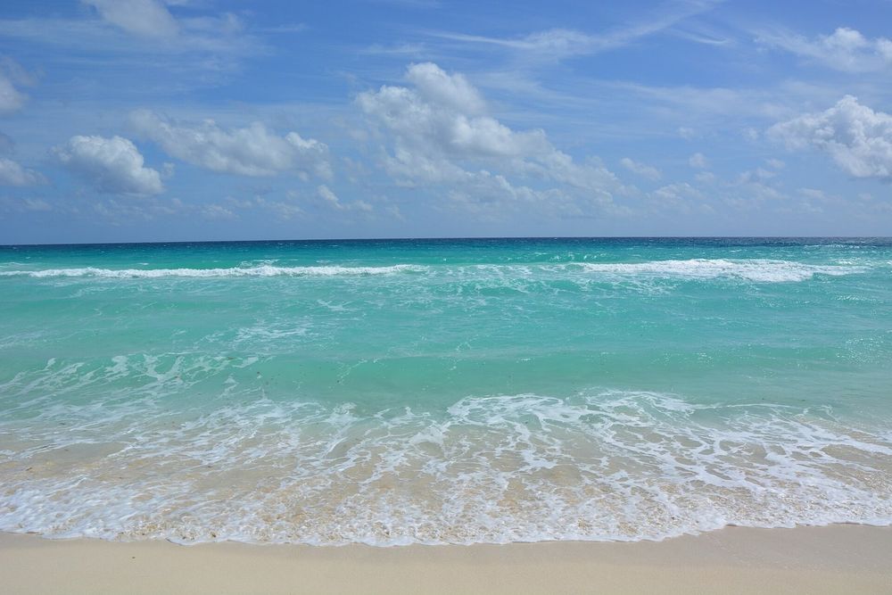 White sand in Cancún