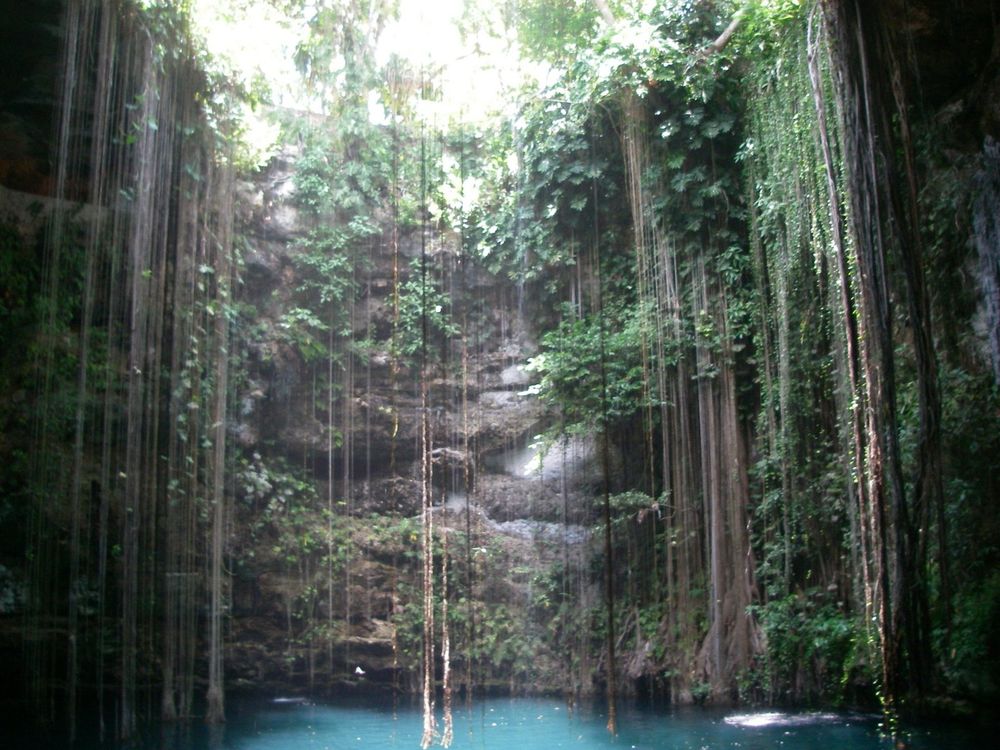 A Yucatán cenote (example; the cenotes on your route may differ)