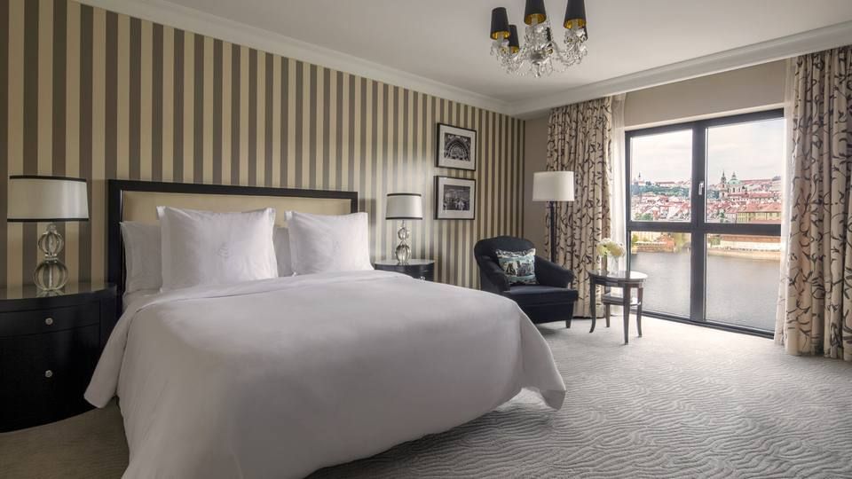 A room at the Four Seasons Hotel Prague